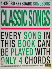4chord Keyboard Songbook Classic Songs Unknown