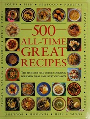 500 Alltime Great Recipes Fraser Linda Editor