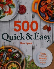 500 Quick Easy Recipes Unknown