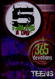 5 Minutes A Day 365 Devotionsteens Unknown