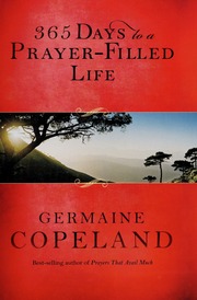 365 Days To A Prayerfilled Life 1st Ed Copeland Germaine