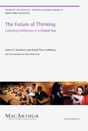 The Future Of Thinking Learning Institutions In A Digital Age Davidson
