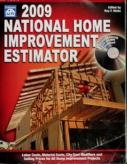 2009 National Home Improvement Estimator Hicks Ray F