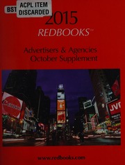 2015 Redbooks Advertisers Agencies October Supplement Peter Valli