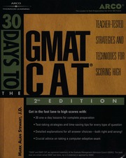 30 Days To The Gmat Cat Teachertested Strategies And Techniques For Scoring High 2 Edition Stewart