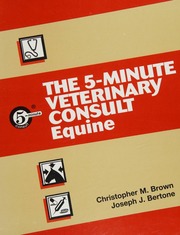 The 5minute Veterinary Consult Equine Brown Christopher M Christopher Miles