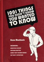 1001 Things You Didnt Know You Wanted To Know Mantzaris Anna