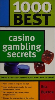 1000 Best Casino Gambling Secrets Burton Bill