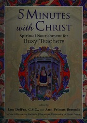 5 Minutes With Christ Spiritual Nourishment For Busy Teachers Delfra