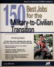 150 Best Jobs For The Militarytocivilian Transition None Shatkin