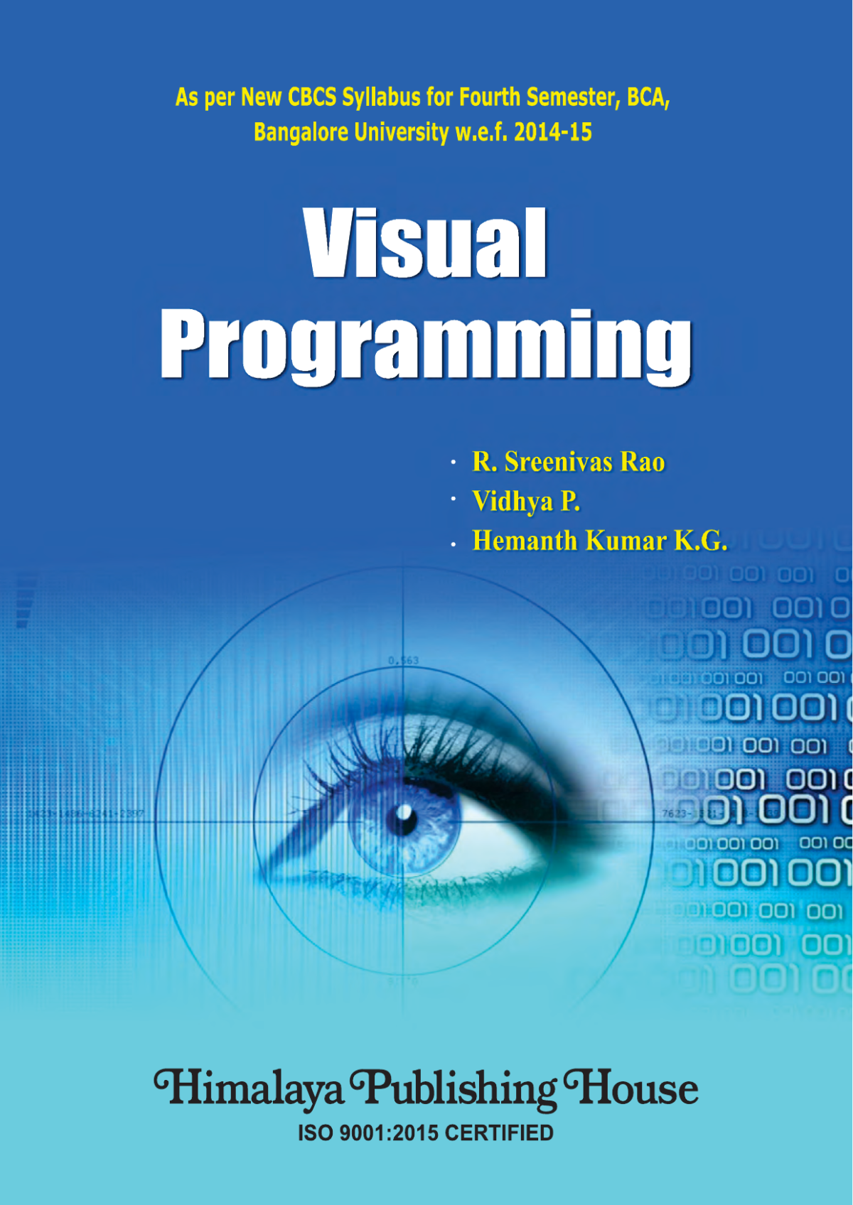 Visual Programming Bangalore University Bca Semester Iv R Sreenivas Rao