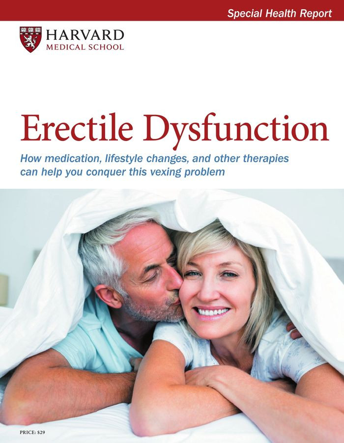 Erectile Dysfunction How Medication Lifestyle Changes And Other Therapies Can Help You Conquer This Vexing Problem Harvard Medical School