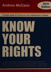 Know Your Rights 2010 Ed Mccann Andrew