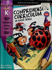 Kindergarten Comprehensive Curriculum Of Basic Skills Rev Updated American Education Pub