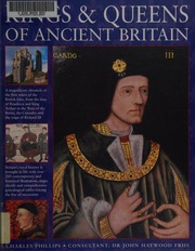 Kings Queens Of Ancient Britain Phillips Charles 1962