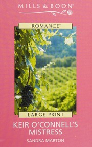 Keir Oconnells Mistress Large Print Ed Edition Marton Sandra