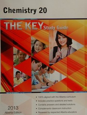 The Key Student Study Guide Chemistry 20 2013 Alberta Ed Rao