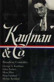 Kaufman Co Broadway Comedies Kaufman George S George Simon