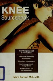 The Knee Sourcebook Darrow Marc Md