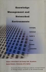 Knowledge Management And Networked Environments Leveraging Intellectual Capital In Virtual Business Communities 1st Edition Beerli