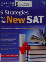 Kaplan 2016 5 Strategies For The New Sat Kaplan Test Prep And Admissions
