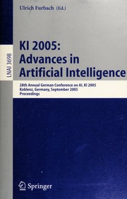 Ki 2005 Advances In Artificial Intelligence 28th Annual German Conference On Ai Ki 2005 Koblenz Germany September 1114 2005 Proceedings German Conference On Artificial Intelligence 28th 2005 Koblenz