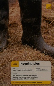 Keeping Pigs York Tony