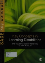 Key Concepts In Learning Disabilities Talbot Pat Astbury Geoff Mason