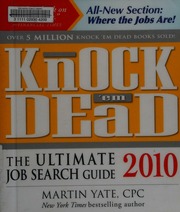 Knock Em Dead 2010 The Ultimate Job Search Guide Yate Martin John