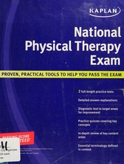 Kaplan National Physical Therapy Exam Chapman Bethany Fratianni