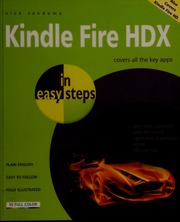 Kindle Fire Hdx Vandome Nick Author
