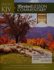 Kjv Standard Lesson Commentary 20162017 Standard Publishing Firm