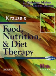 Krauses Food Nutrition Diet Therapy 11th Ed Mahan L Kathleen