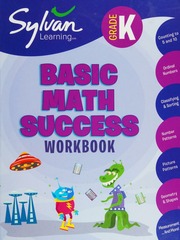 Kindergarten Basic Math Success Sylvan Learning Inc