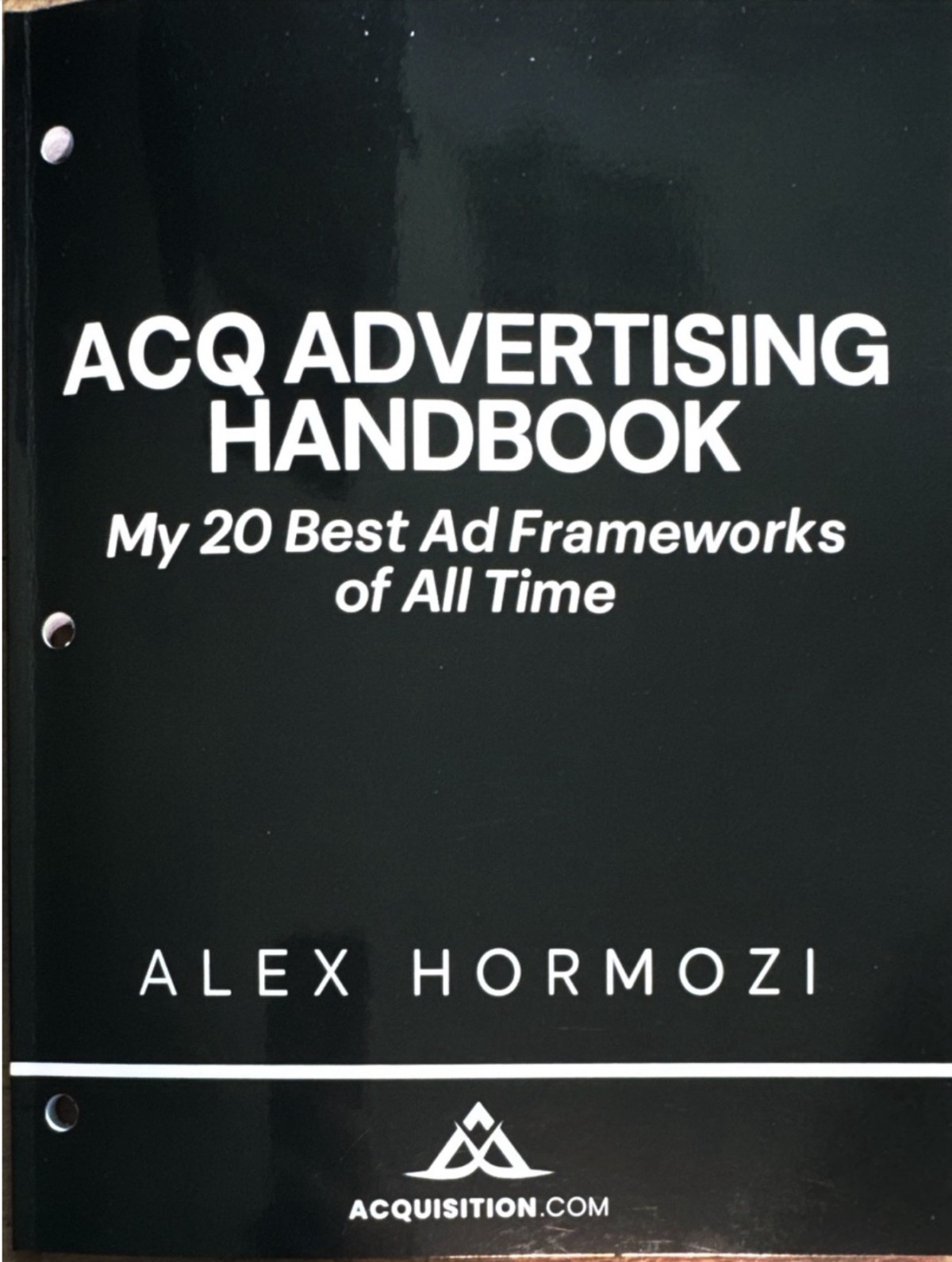 Acq Advertising Handbook Alex Hormozi