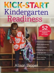 Kickstart Kindergarten Readiness Pepper Alison Author
