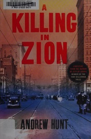 A Killing In Zion A Mystery Hunt Andrew E 1968
