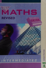 Key Maths Gcse Intermediate Baker David 1944