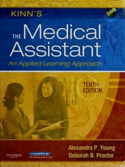 Kinns The Medical Assistant 10th Ed Alexandra Patricia Young Deborah B Proctor Alexandra Patricia Youngadams