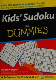 Kids Sudoku For Dummies Heron Andrew