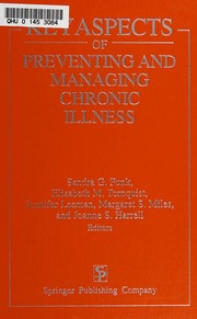 Key Aspects Of Preventing And Managing Chronic Illness 1st Edition Funk