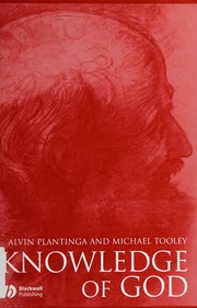 Knowledge Of God Plantinga Alvin Tooley Michael 1941