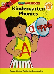 Kindergarten Phonics None Cunningham Patricia None