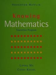 Knowing Mathematics Intervention Program Ma Liping Kessel Cathy