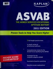 Asvab The Armed Services Vocational Aptitude Battery Kaplan Publishing