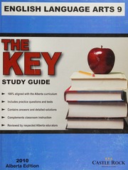 The Key Student Study Guide English Language Arts 9 2010 Alberta Ed Rao