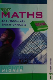 Key Maths Gcse Aqa Modular Specification B Higher Baker David