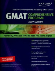 Gmat Comprehensive Program Kaplan Test Prep And Admissions