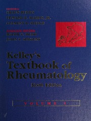 Kelleys Textbook Of Rheumatology 6th Edition Ruddy Shaun Harris