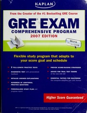 Gre Exam Comprehensive Program Rev Ed Edition Kaplan Inc